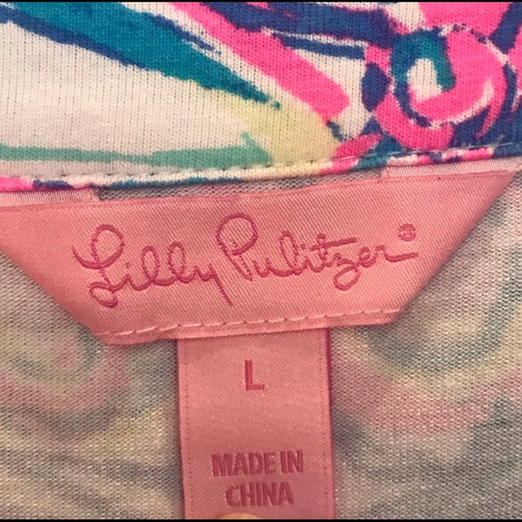 Lilly Pulitzer Emilia Wrap Dress - Sz L - Picture 5 of 8